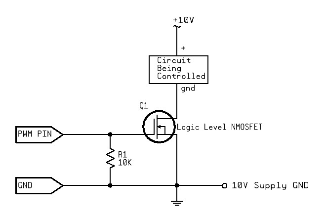 arduino pwm fet